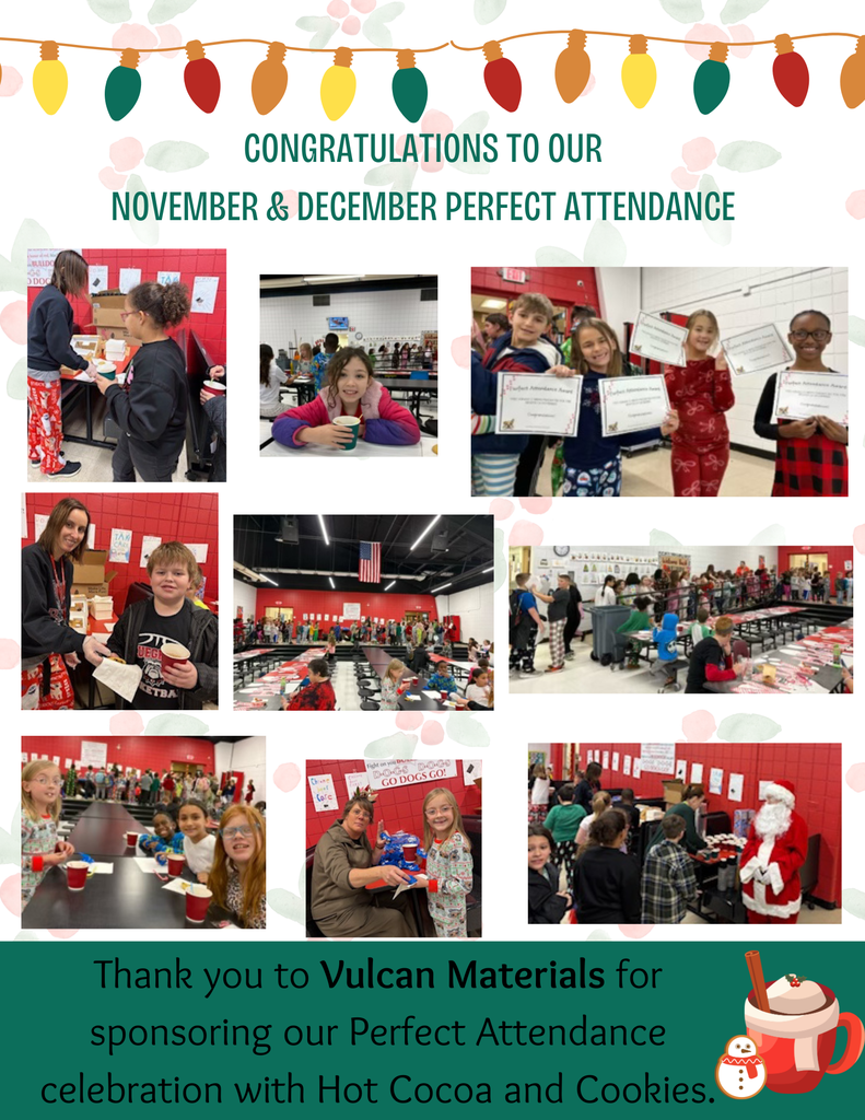 November & December Perfect Attendance