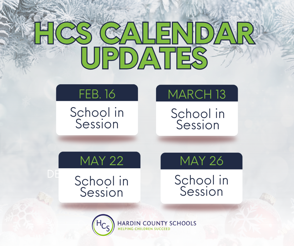 calendar updates