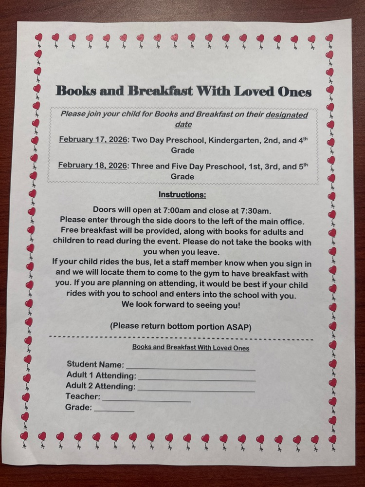Rescheduled Books & Breakfast With Loved Ones