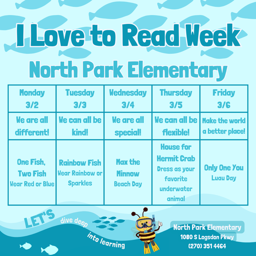 I love to read week 