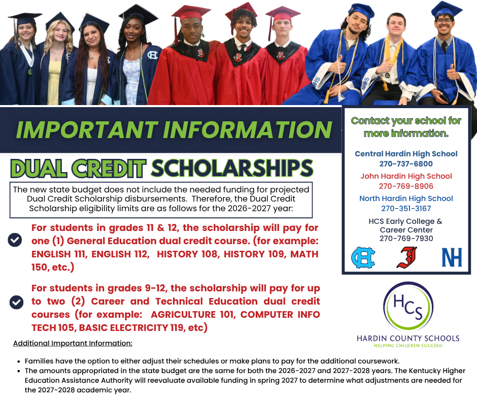 dual credit scholarship info