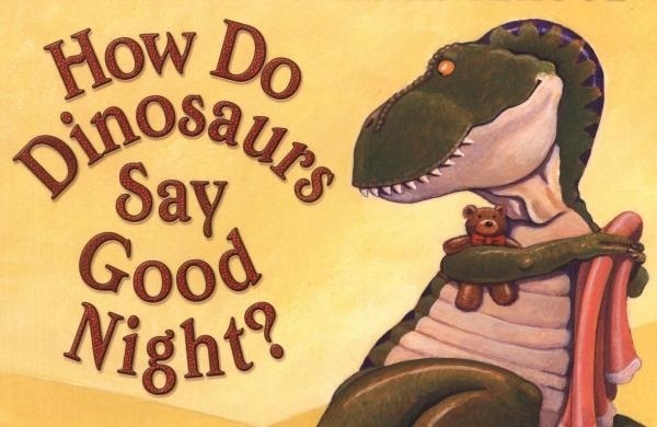 how do dinosaurs say good night