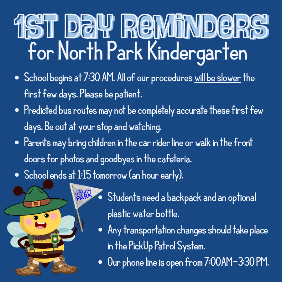 1st day reminders
