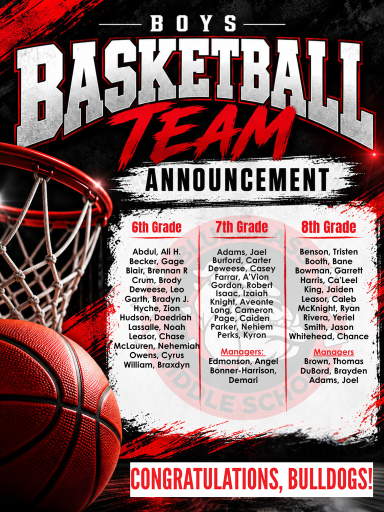 BOYS BASKETBALL ROSTER
