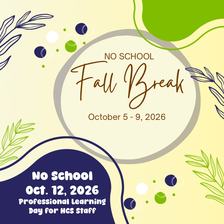 no school 10/5-12/2026