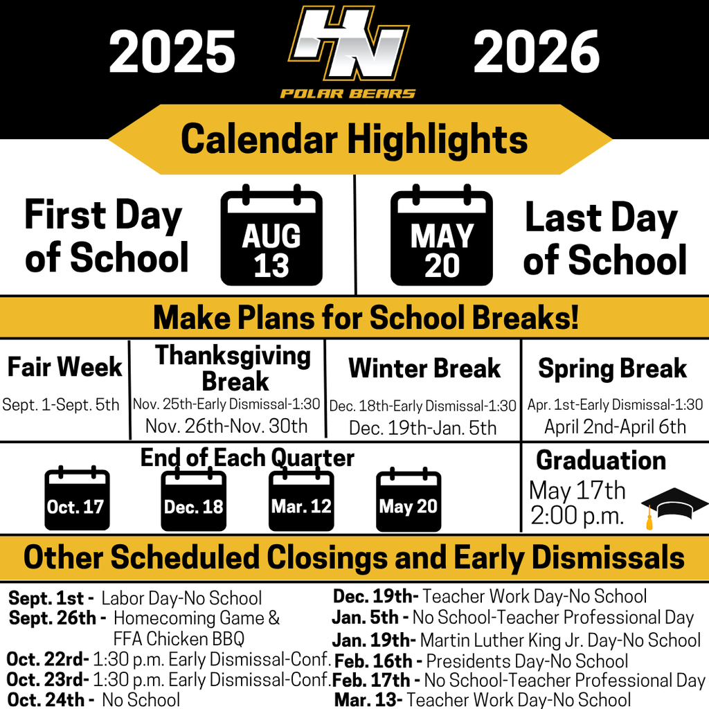 2025-2026 School year