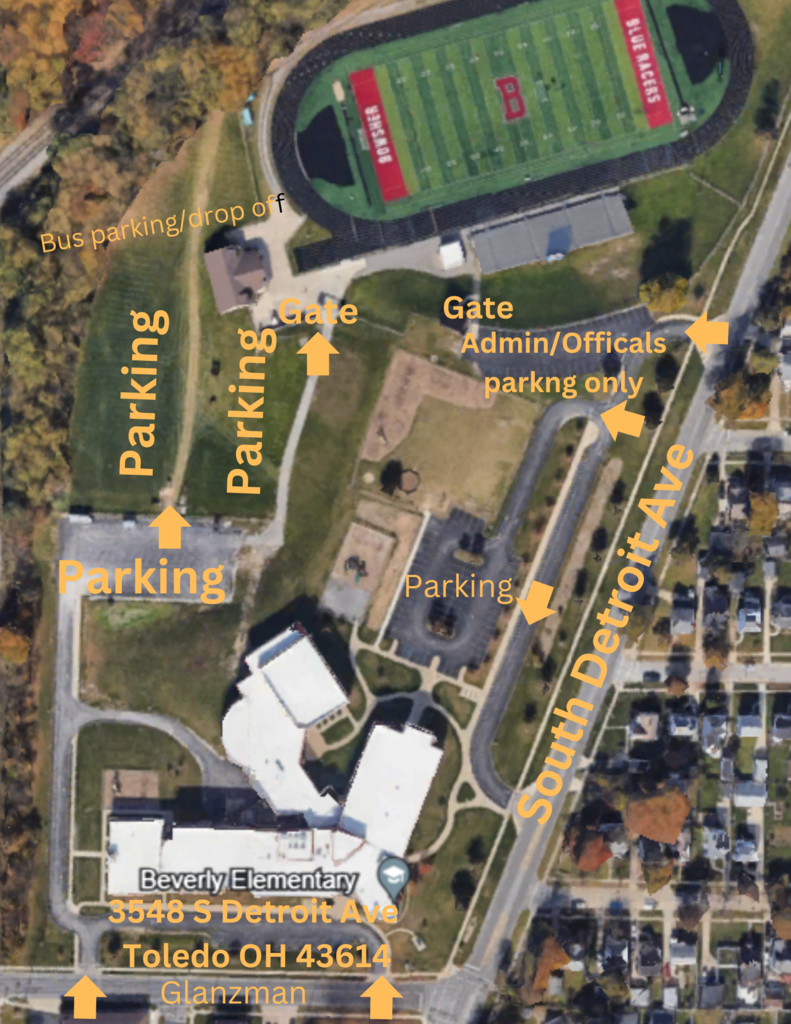 Toledo Christian Map