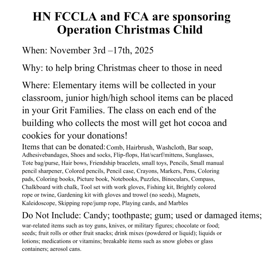 Operation Christmas Child