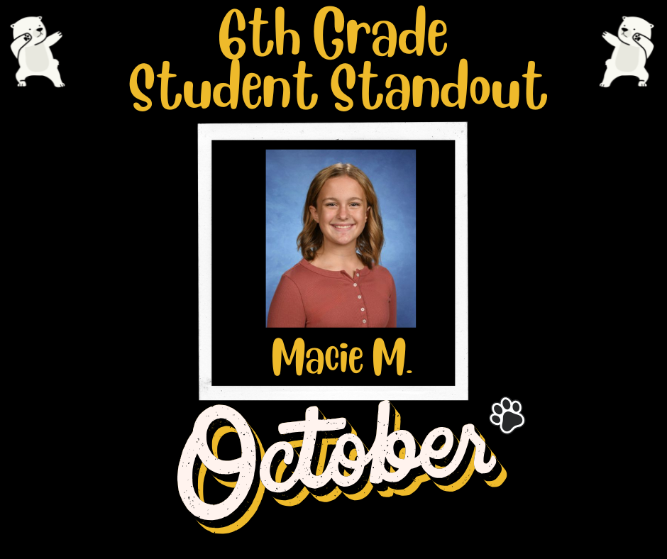 Stand out 6th grader