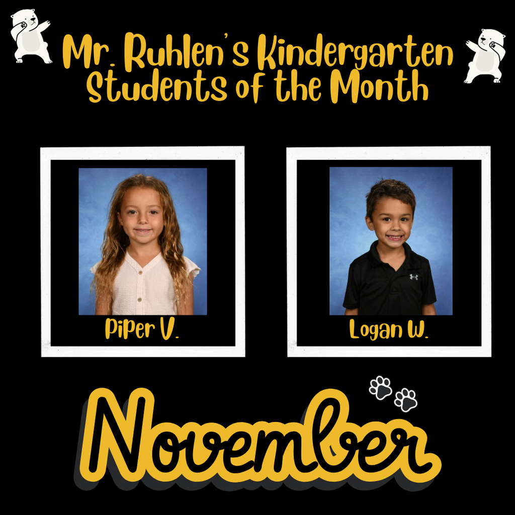 Ruhlens Student of the Month