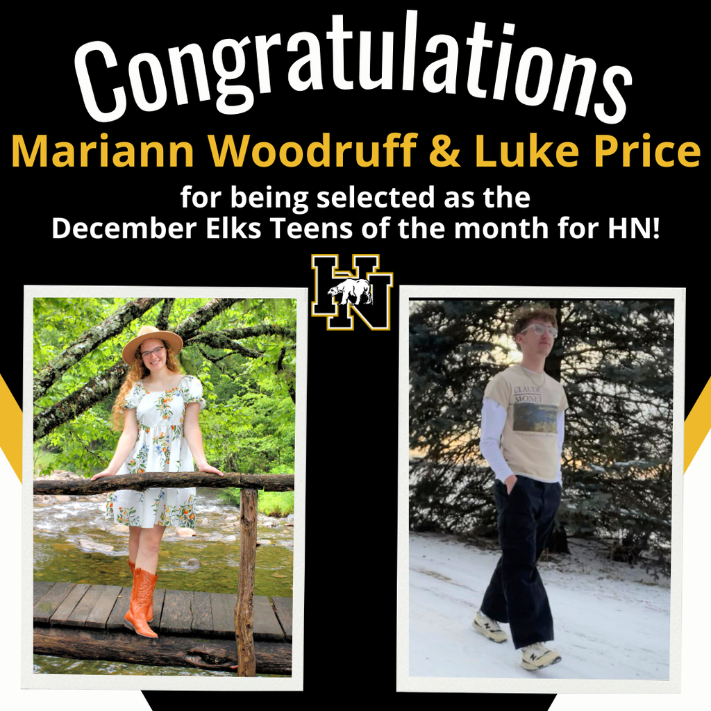 December Elks Teens of the Month