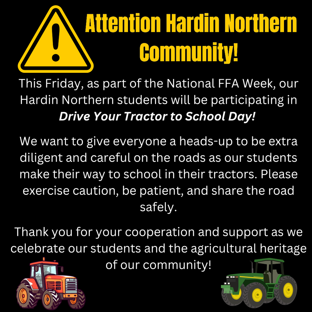 Drive Your Tractor to school