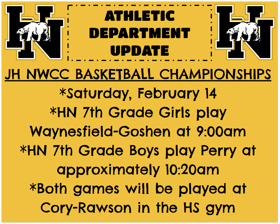 JH NWCC Basketball Championships