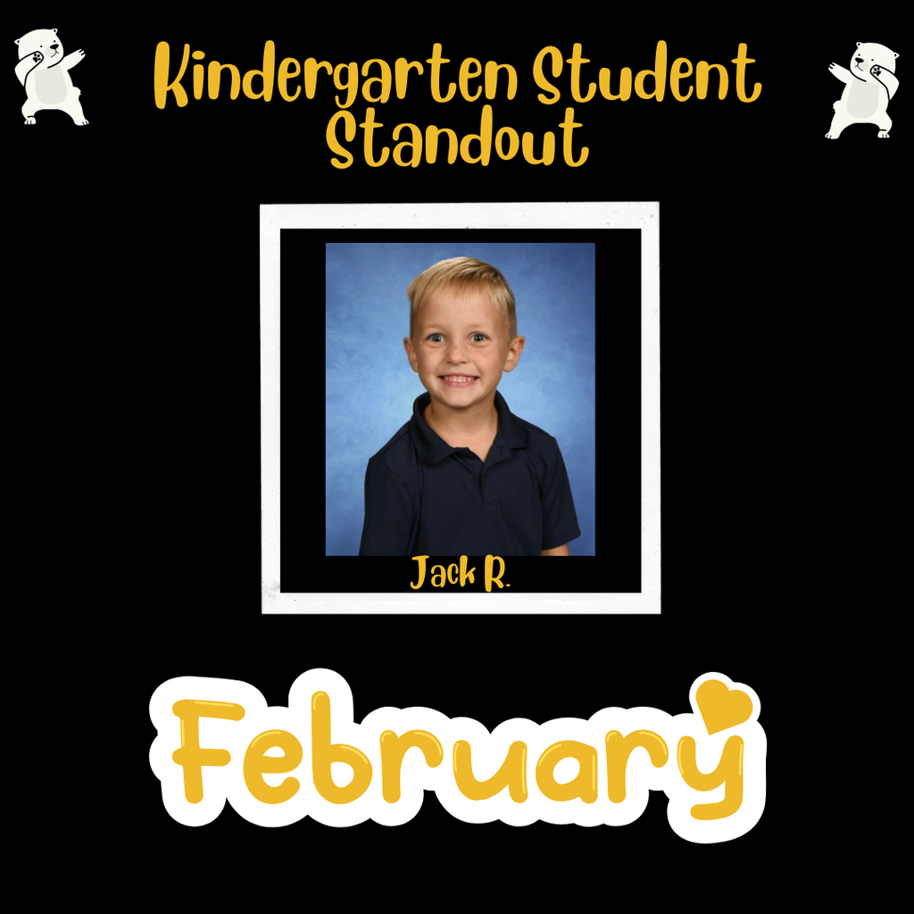 Kindergarten Standout Student