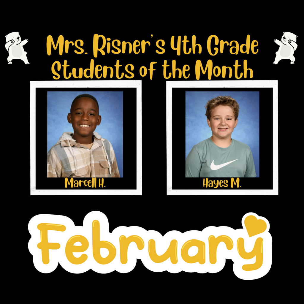 Risner's Students of the Month