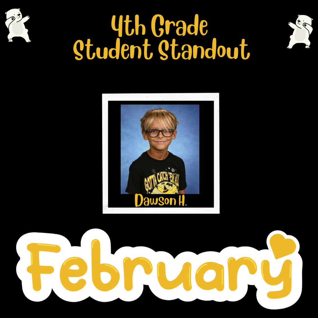 4th Grade Standout Student