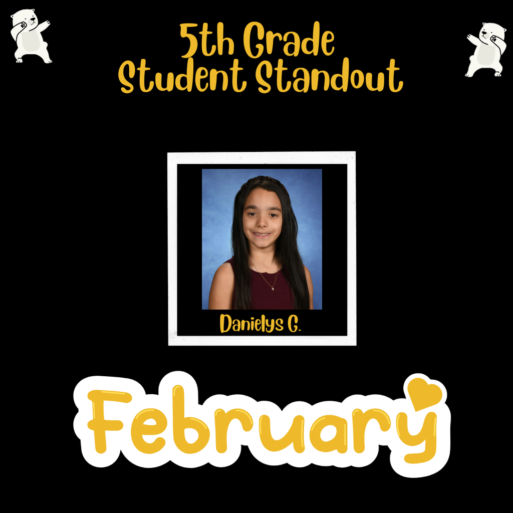 5th Grade Stand out student