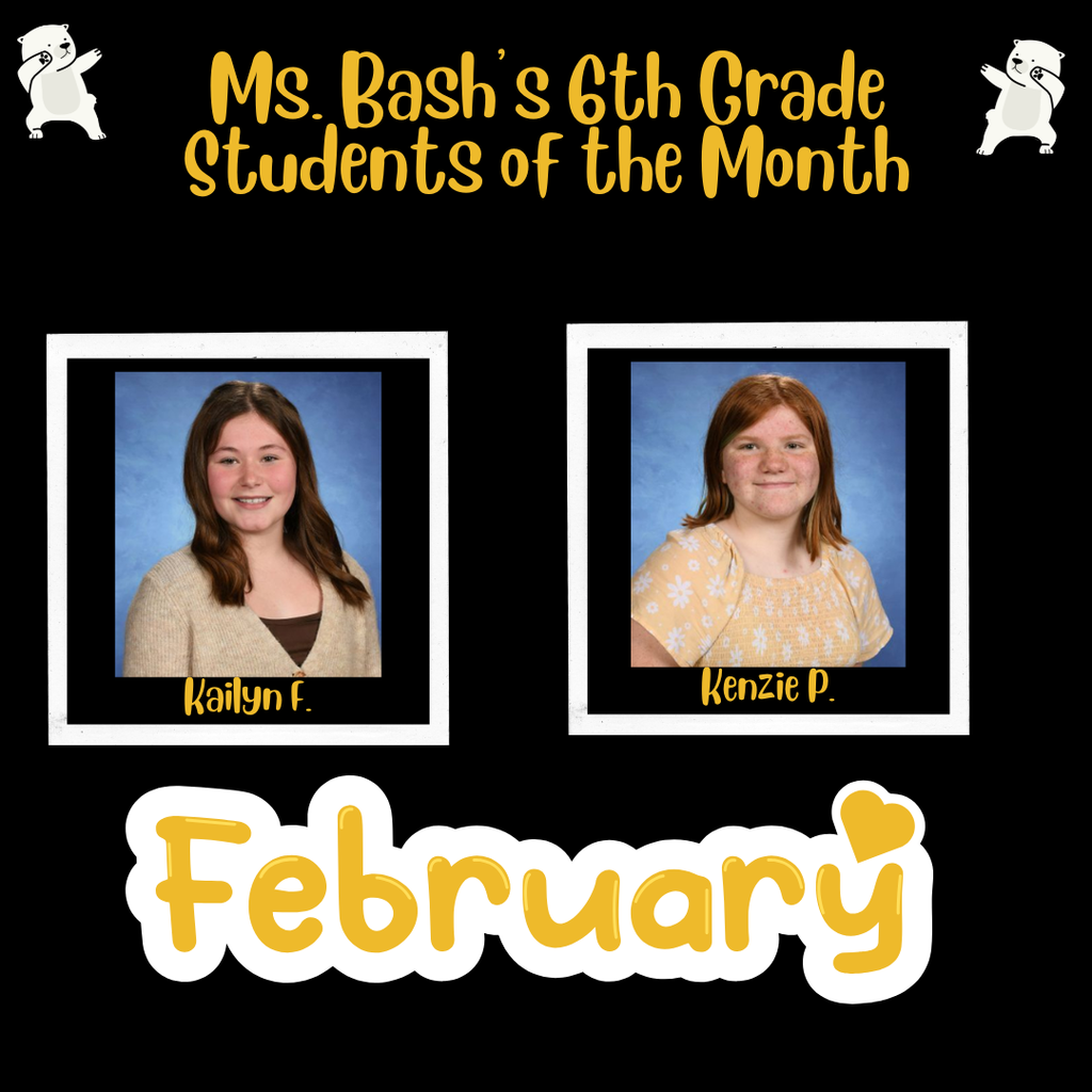Ms. Bash Student of the month