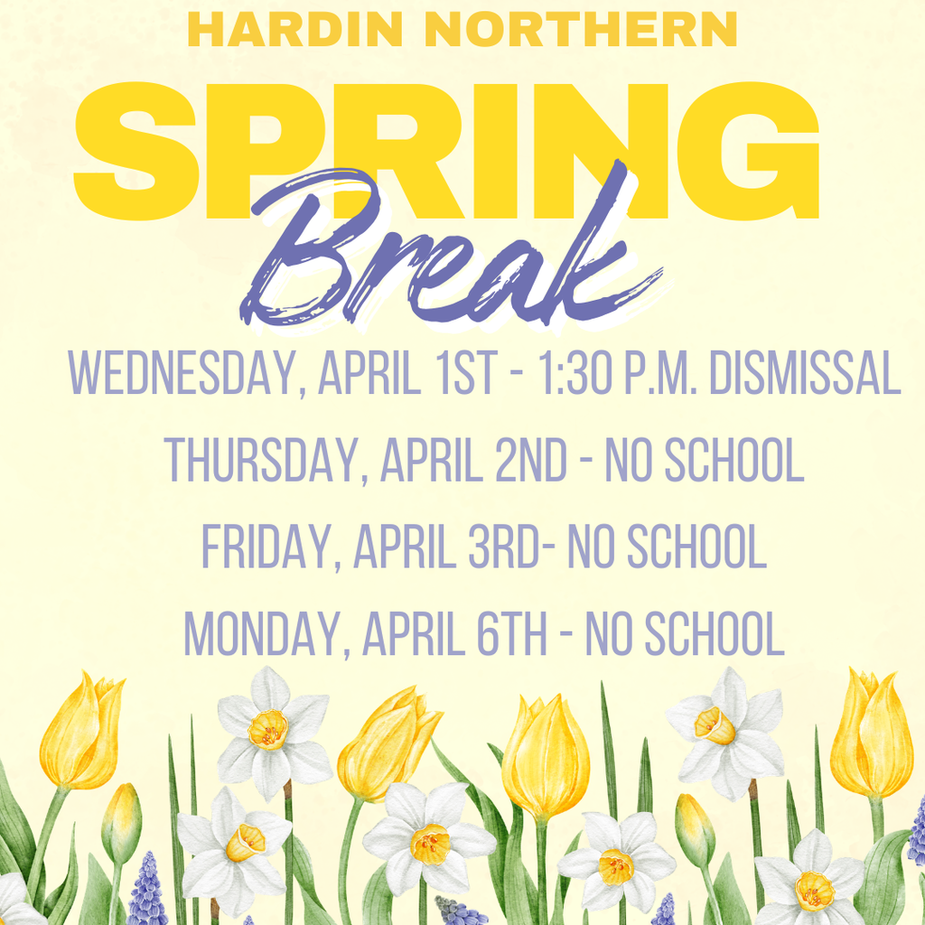 Spring Break Schedule