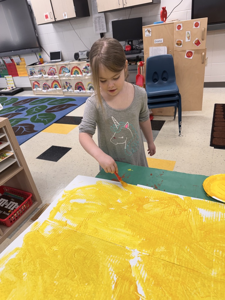 painting yellow house