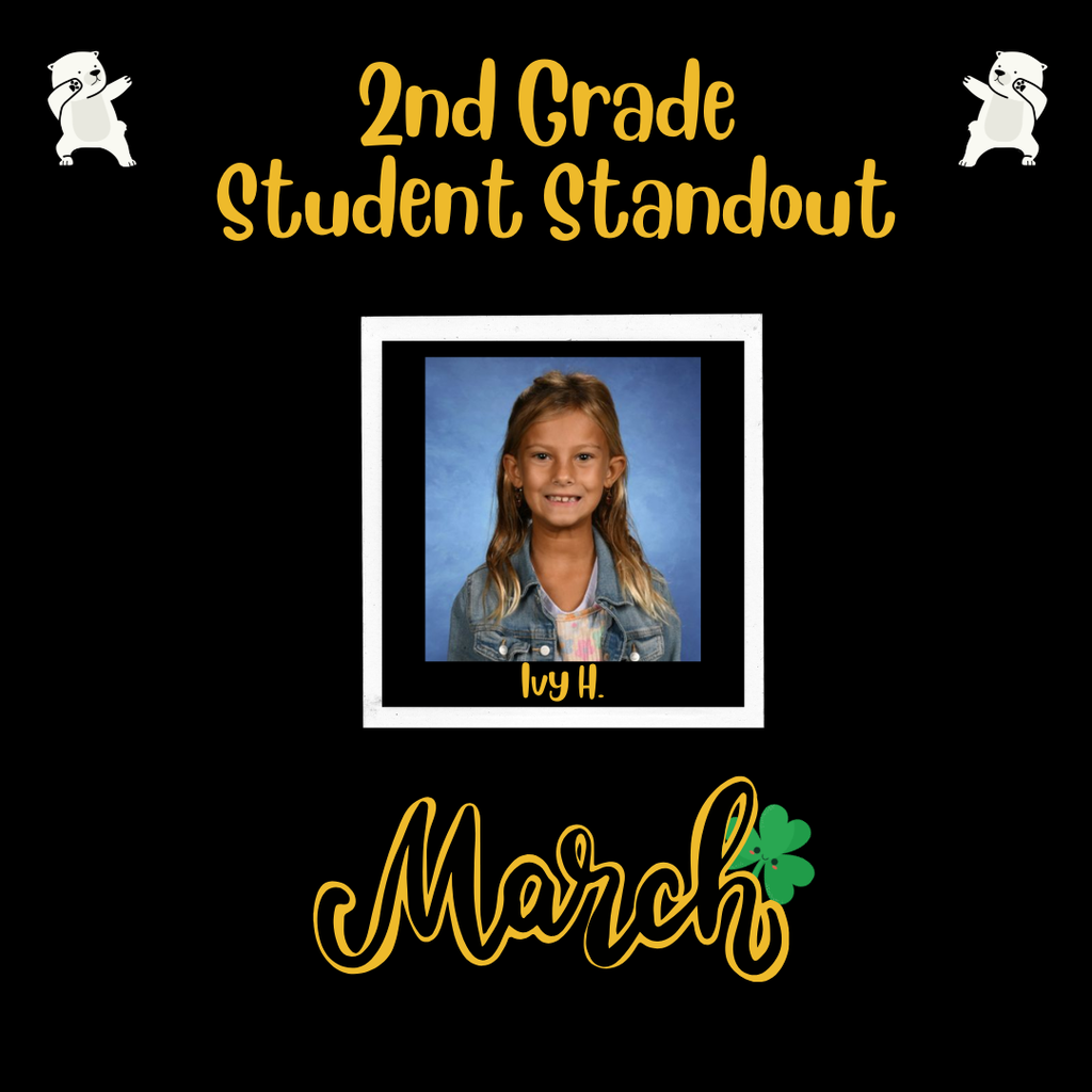 2nd grade stand out student