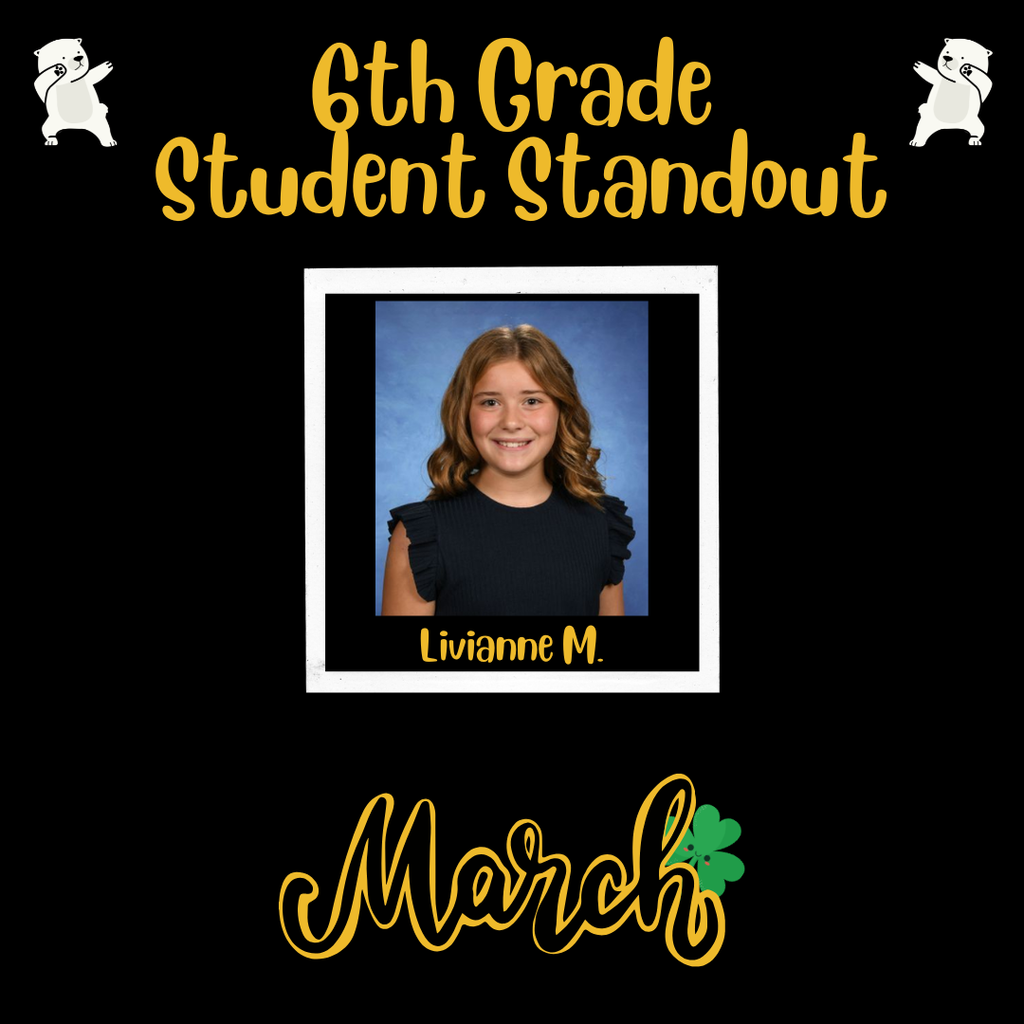 6th grade stand out student