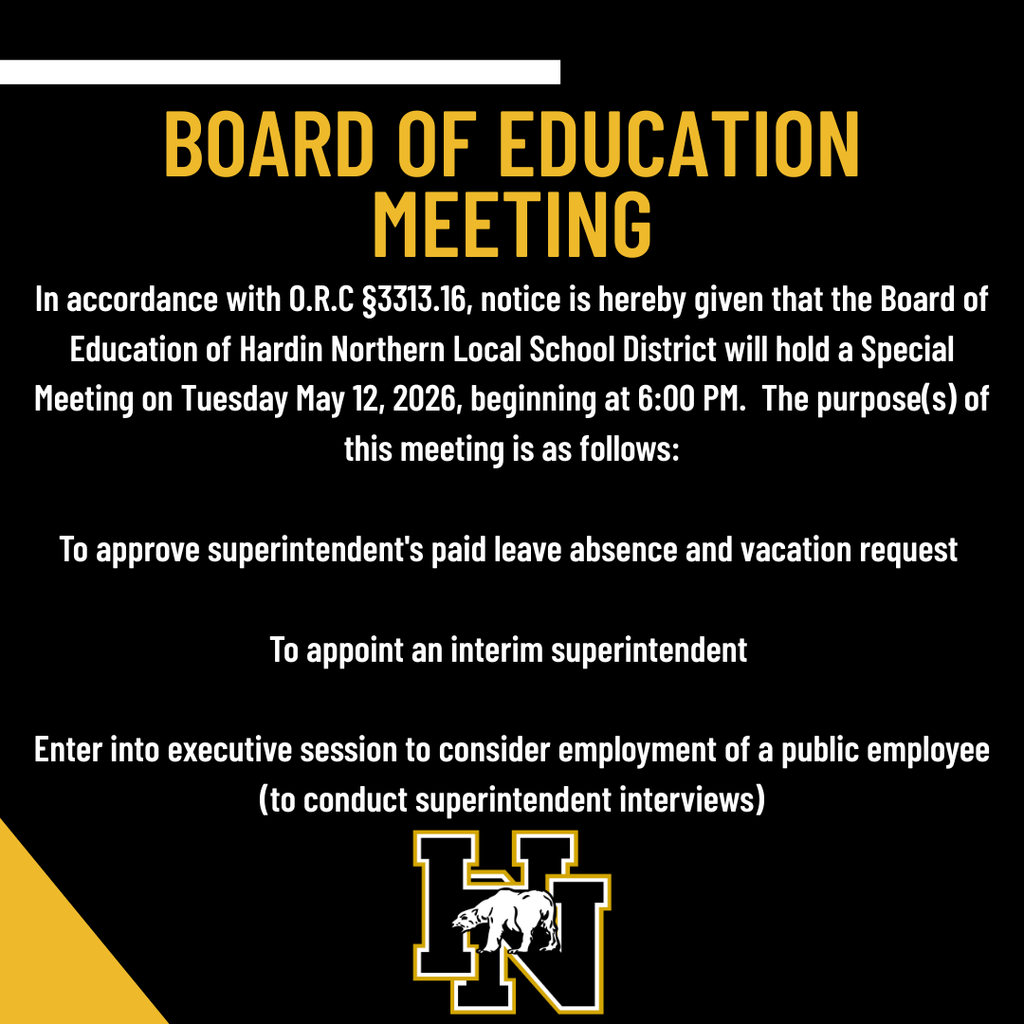 Special Board Meeting