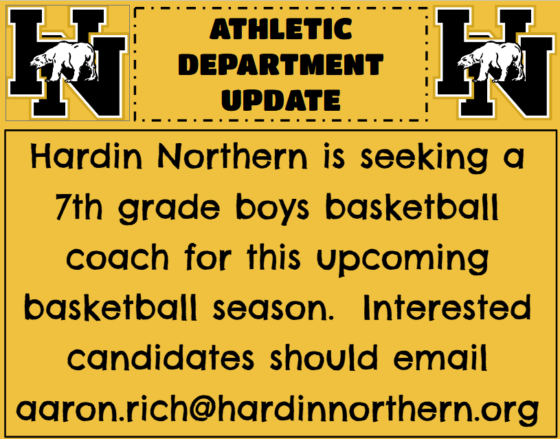 7th BBK Coach Needed