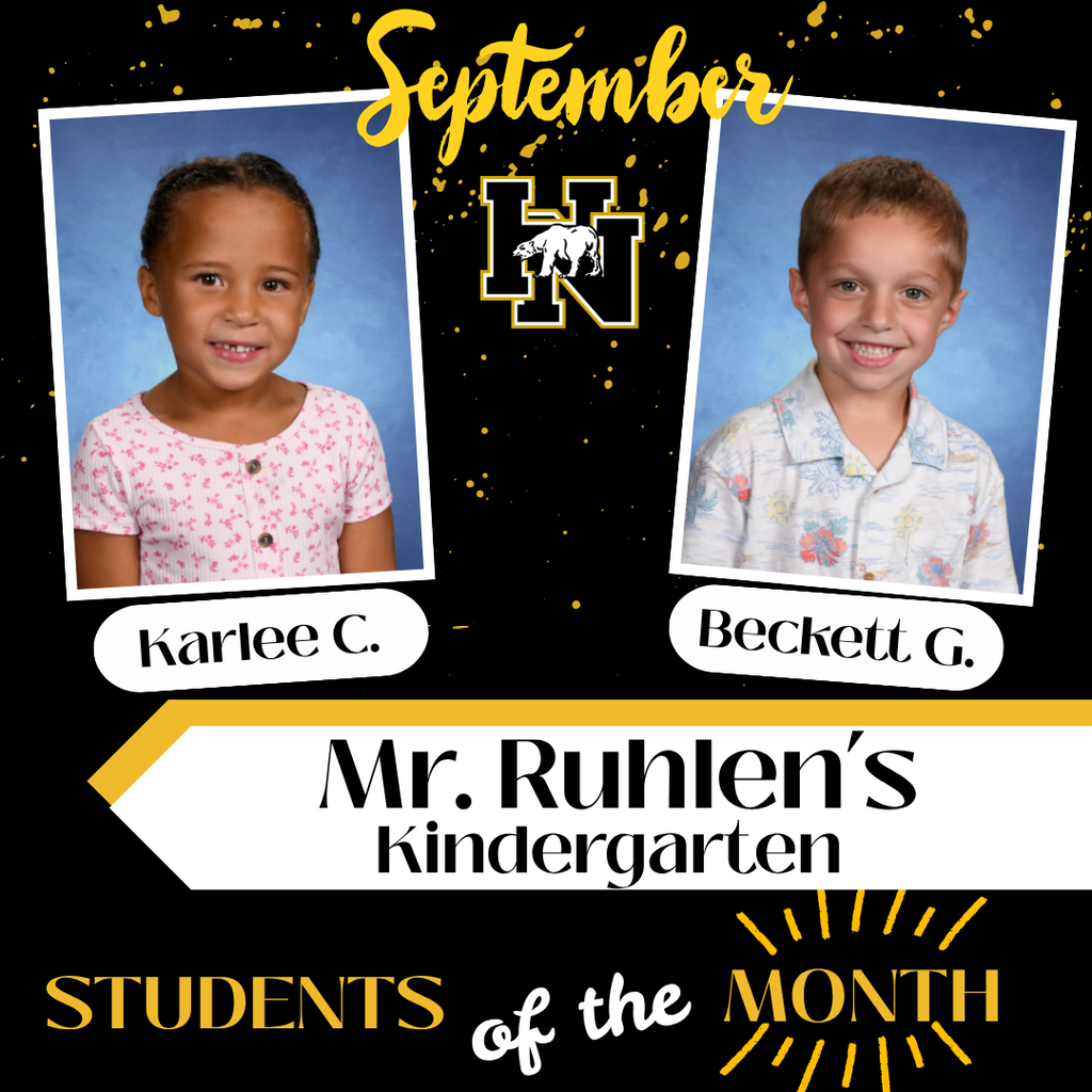Mr. Ruhlen's Student off the Month