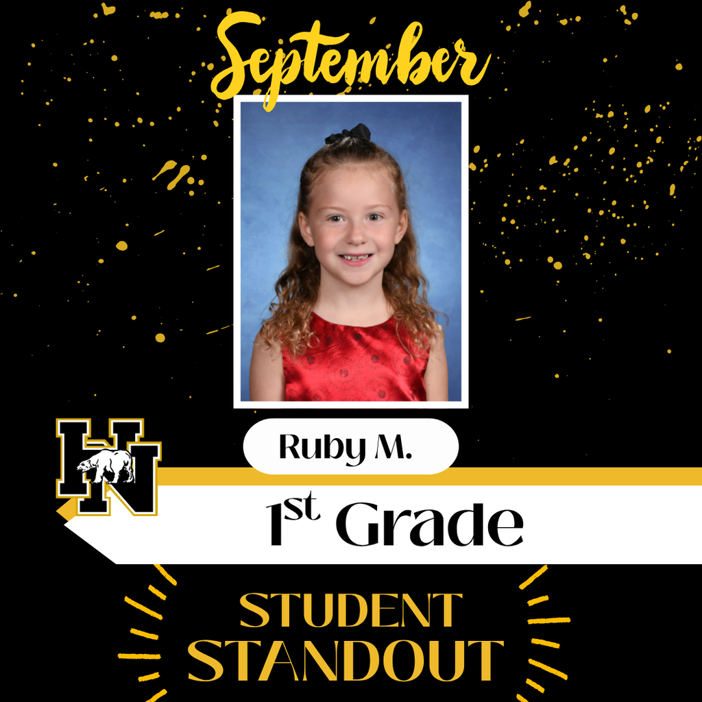 1st Grade Stand Out Student