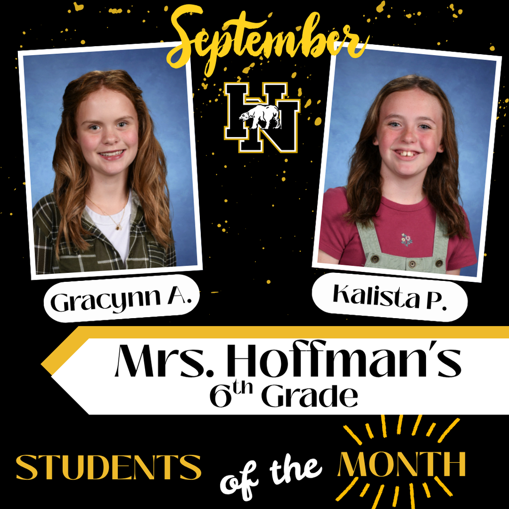 Mrs. Hoffman's Students of the Month