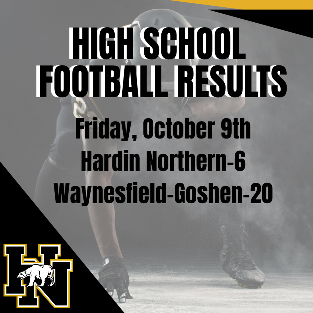 Football Game results from 10/9/26