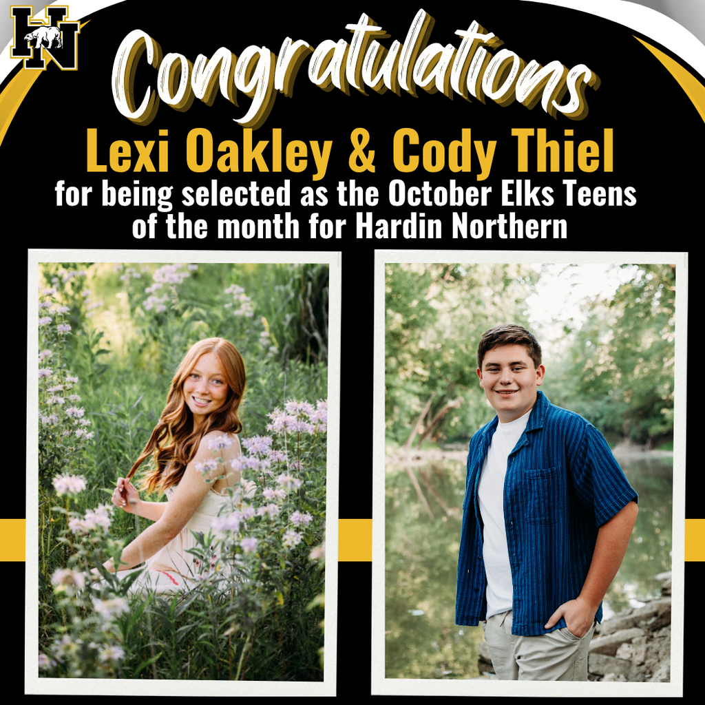 October Teens of the Month