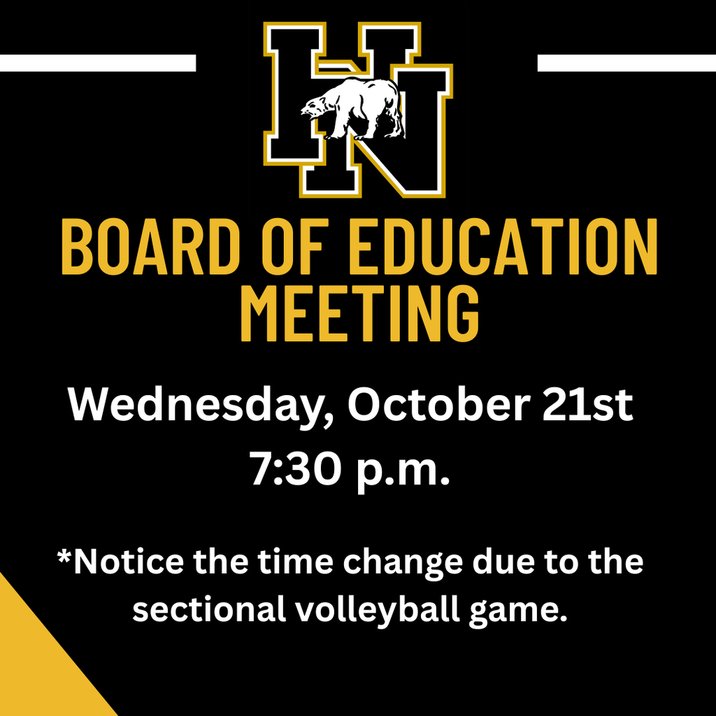 Board of Education Meeting Change in Time