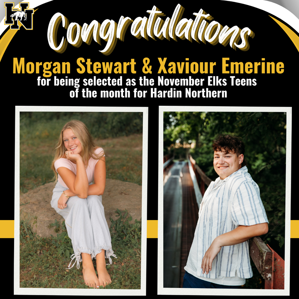 November Elks Students of the Month