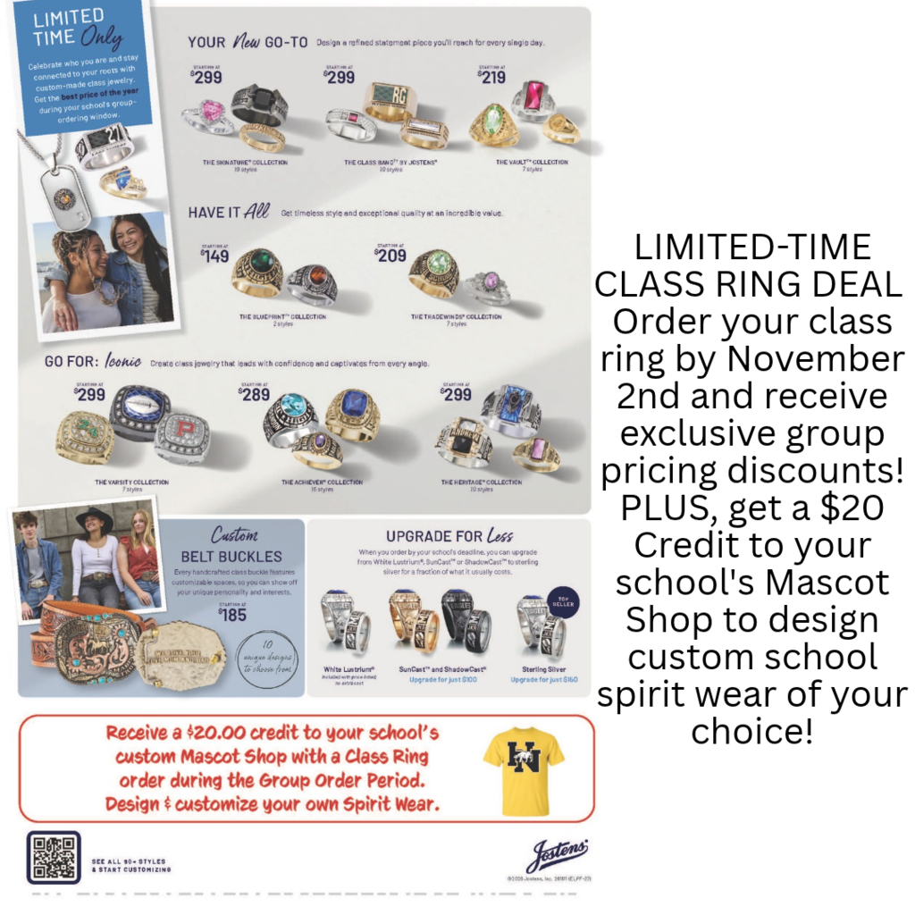 Jostens class rings