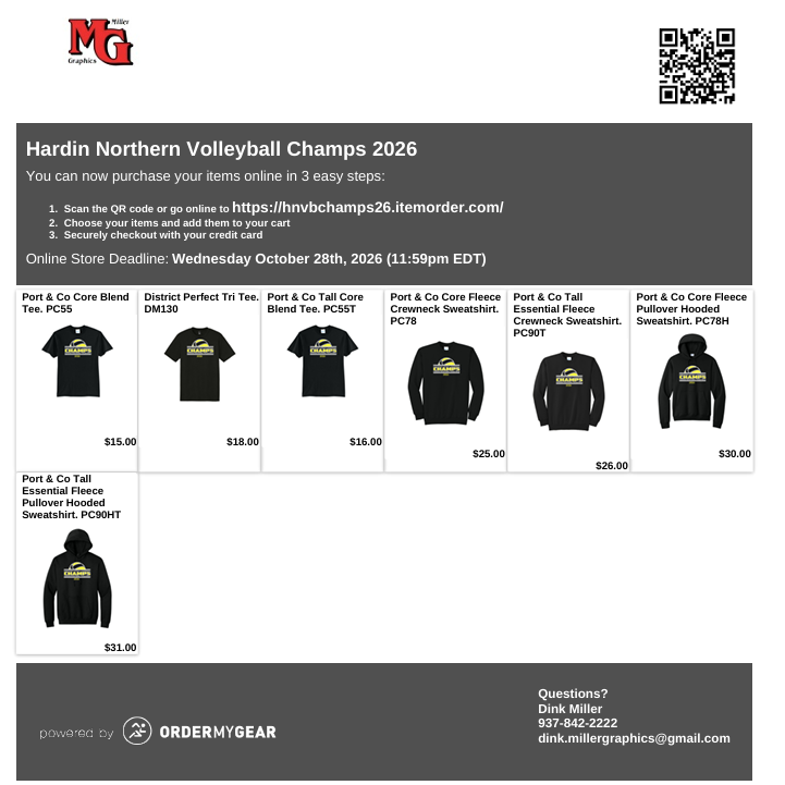 NWCC Champion apparel Store