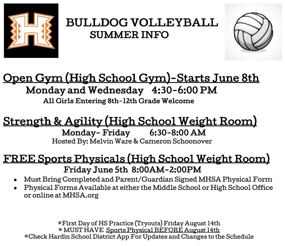 Summer VB Info