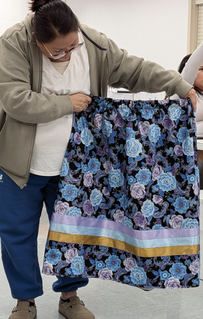 Beautiful Blue Ribbon Skirt