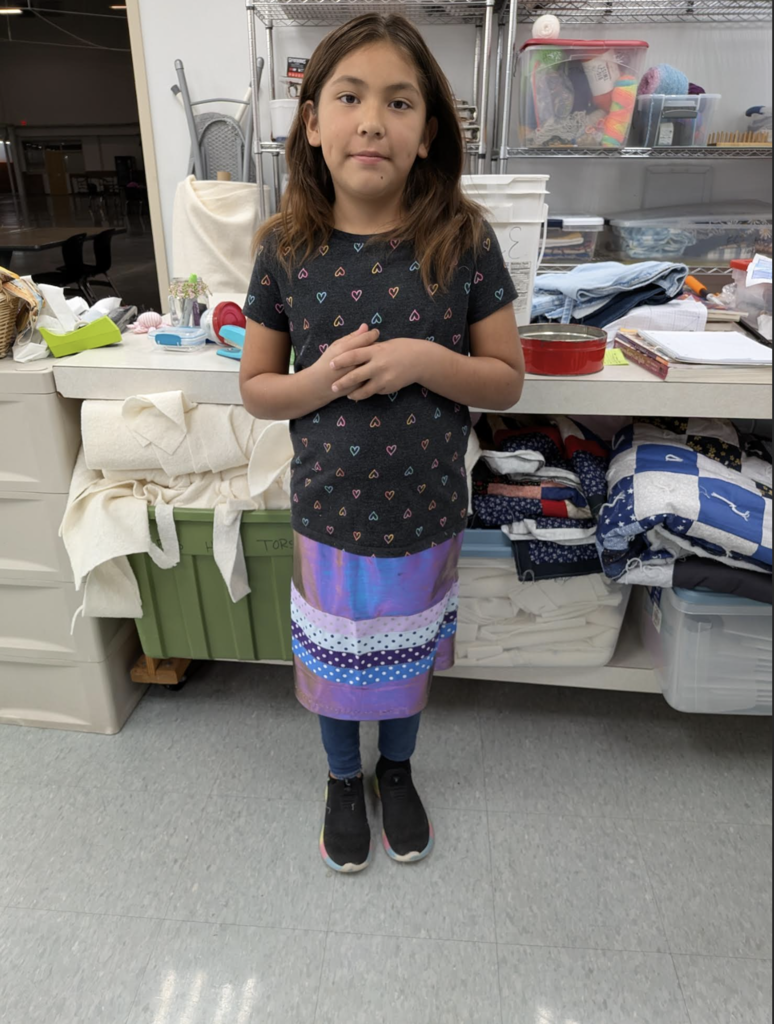 Cute purple ribbon skirt