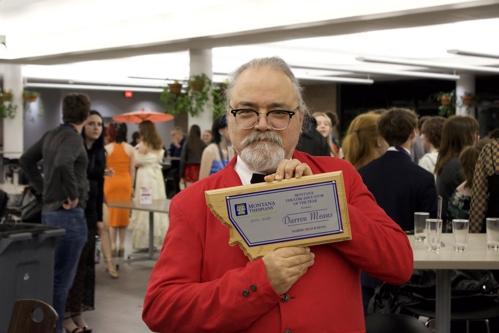 Congratulations to Darrin Means on being selected the Montana Theater Educator of the Year
