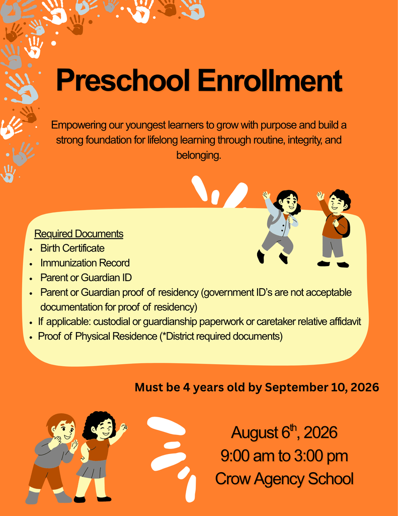 Crow PreK registration