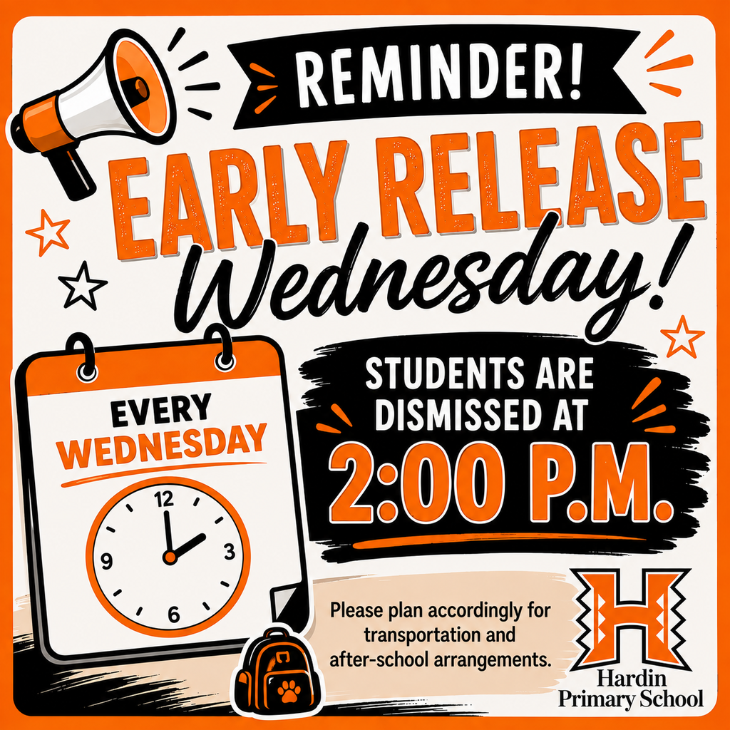 Wednesday Early Release Reminder