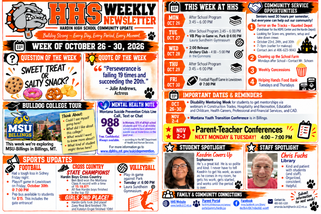 10/26 Newsletter