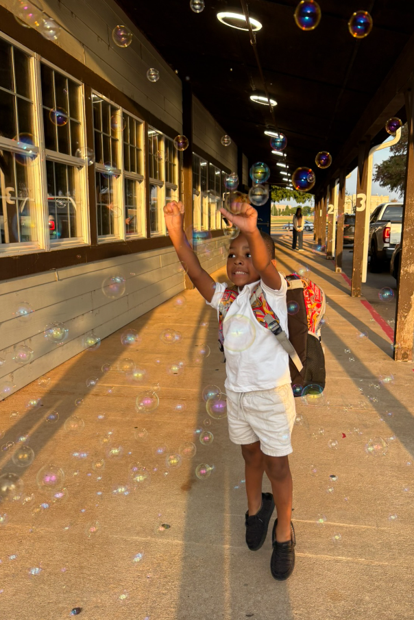 Bubbles at arrival!