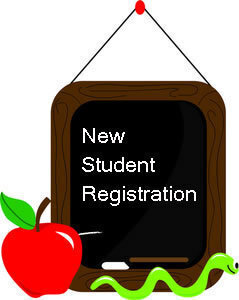 chalkboard worm apple new student registration