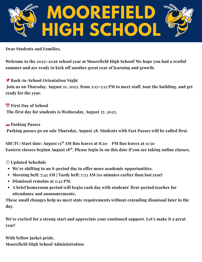 MHS Update