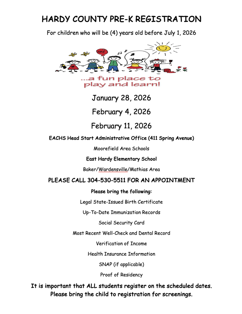 Preschool Registration Information