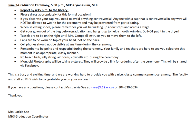 Graduation Information, p. 4