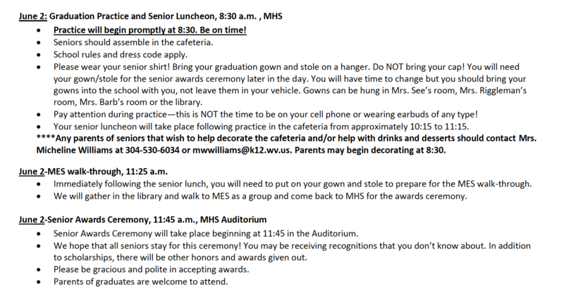 Graduation Information, p. 1